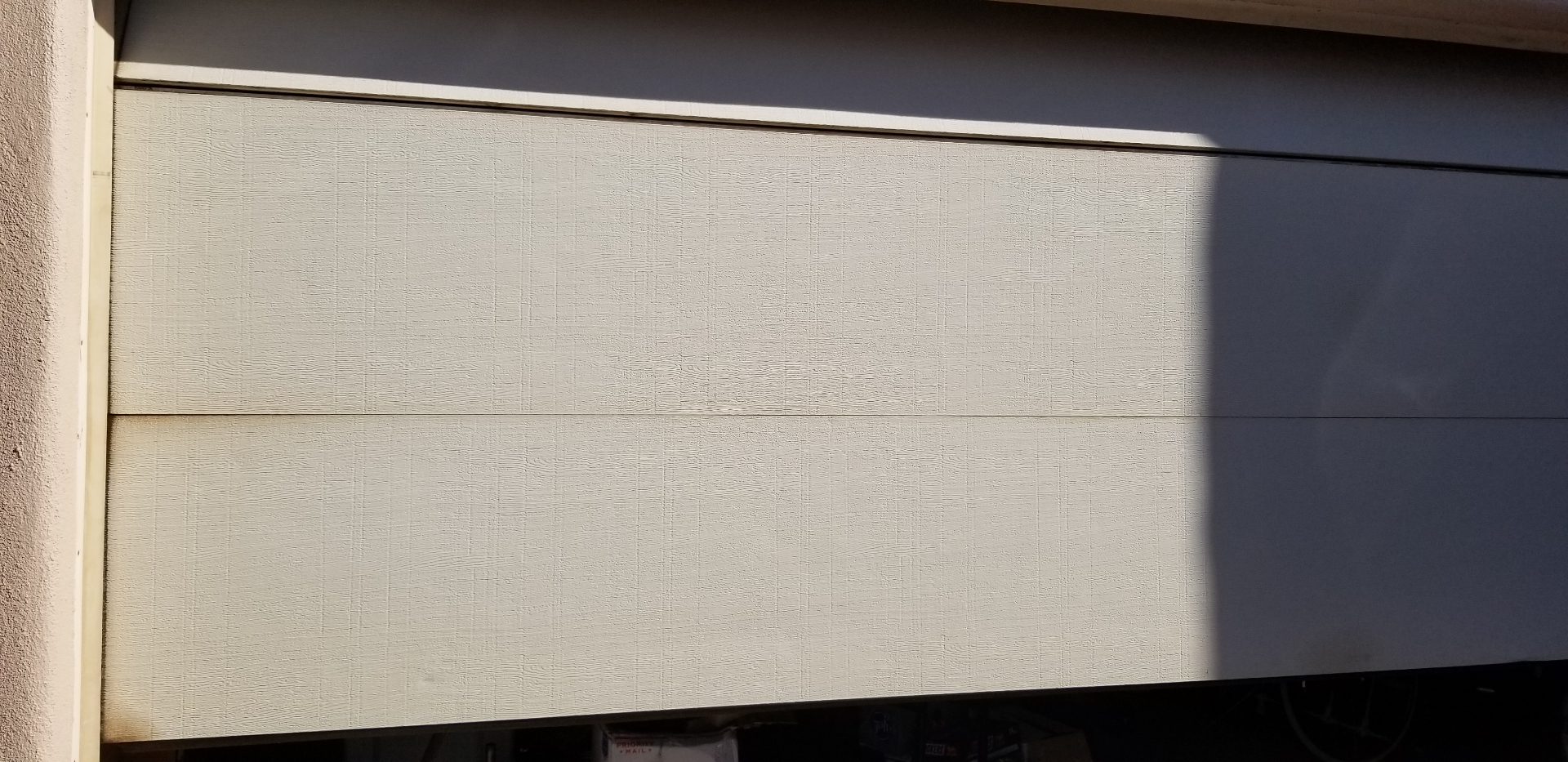 Textured wood-grain panel detail