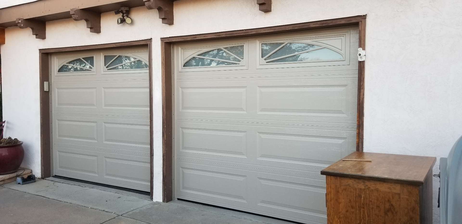 Two-car door refresh — after