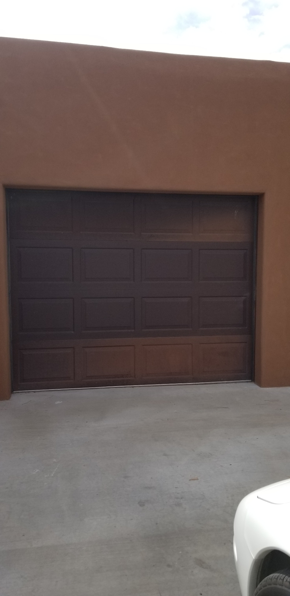 Dark raised-panel to bright windowed upgrade — before