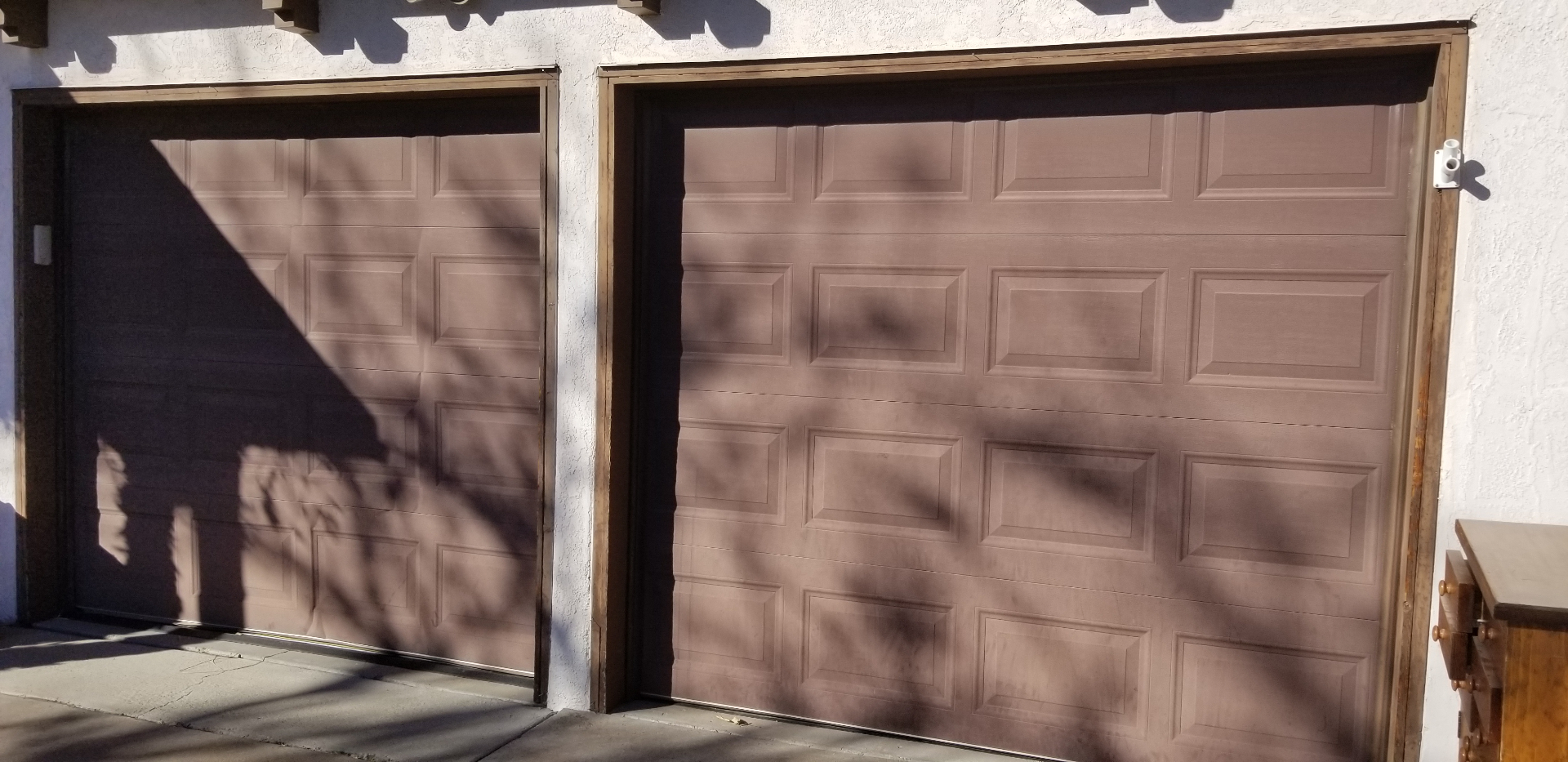Two-car door refresh — before